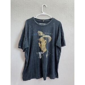 Unbranded T-Shirt Size XL Gray Washed Garth Brooks Short Sleeve